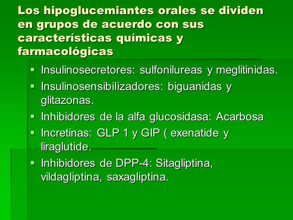 diabetes secretagogos orales